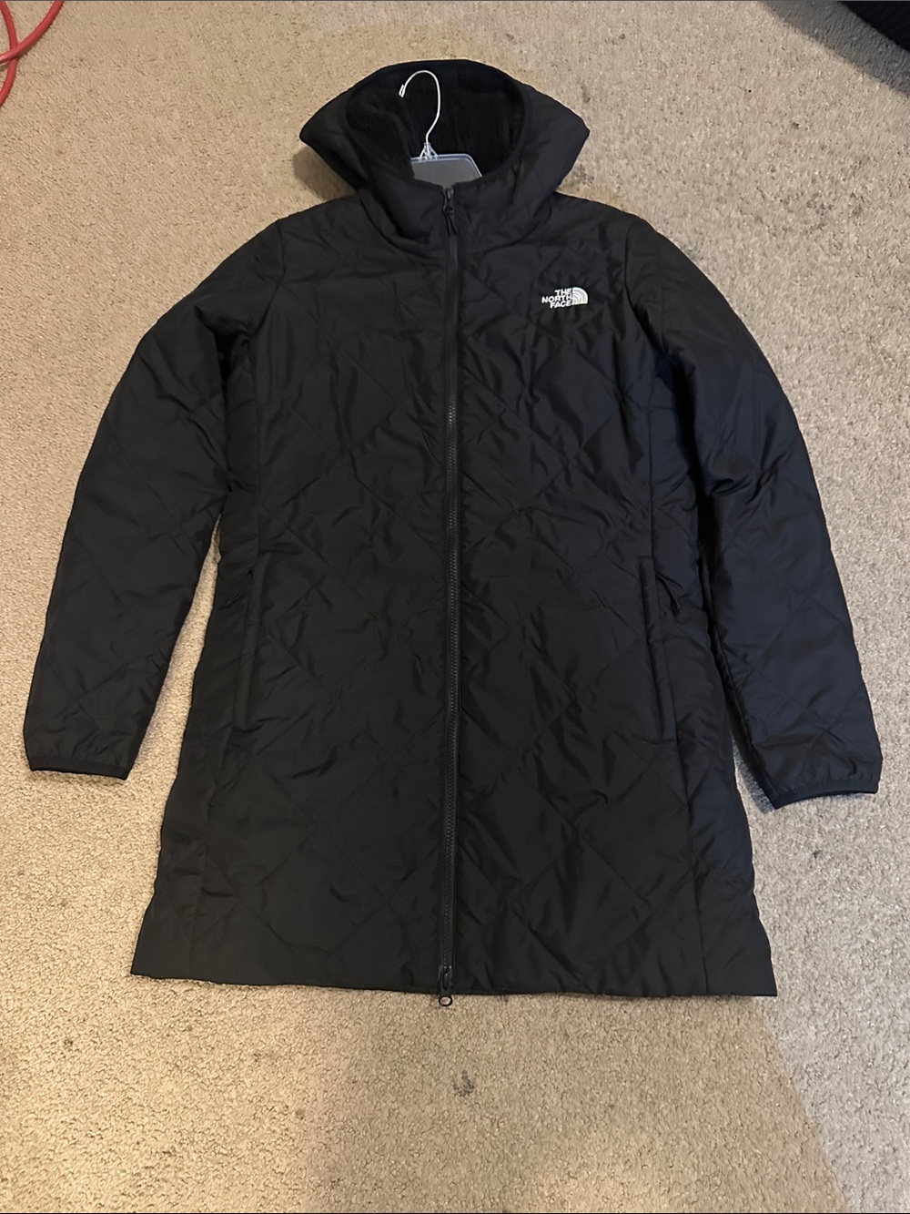 The North Face Women's Black Quilted Long Puffer Coat